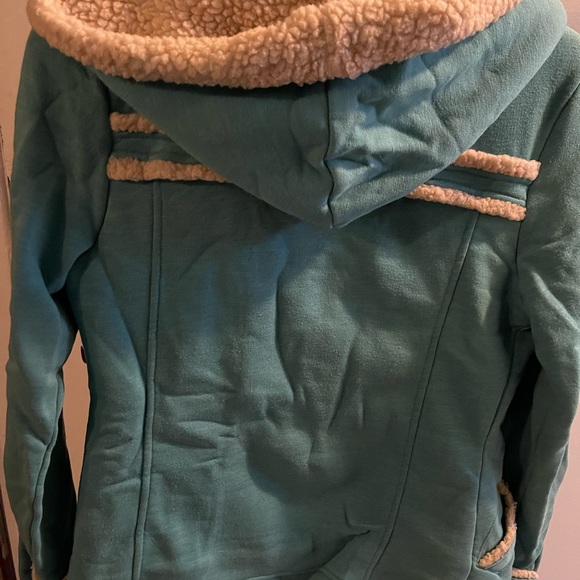 Blue zip up sweater - Picture 2 of 2